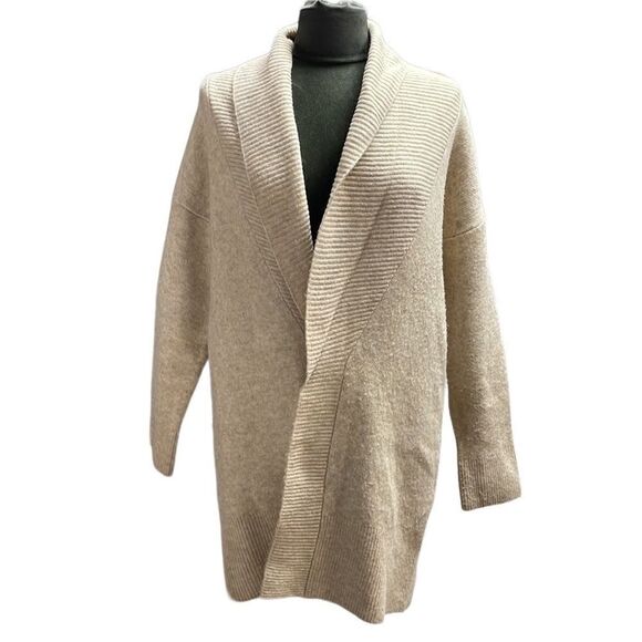 Time And Tru Women's Cardigan Sweater Size M(8-10) Color Beige - Picture 2 of 5